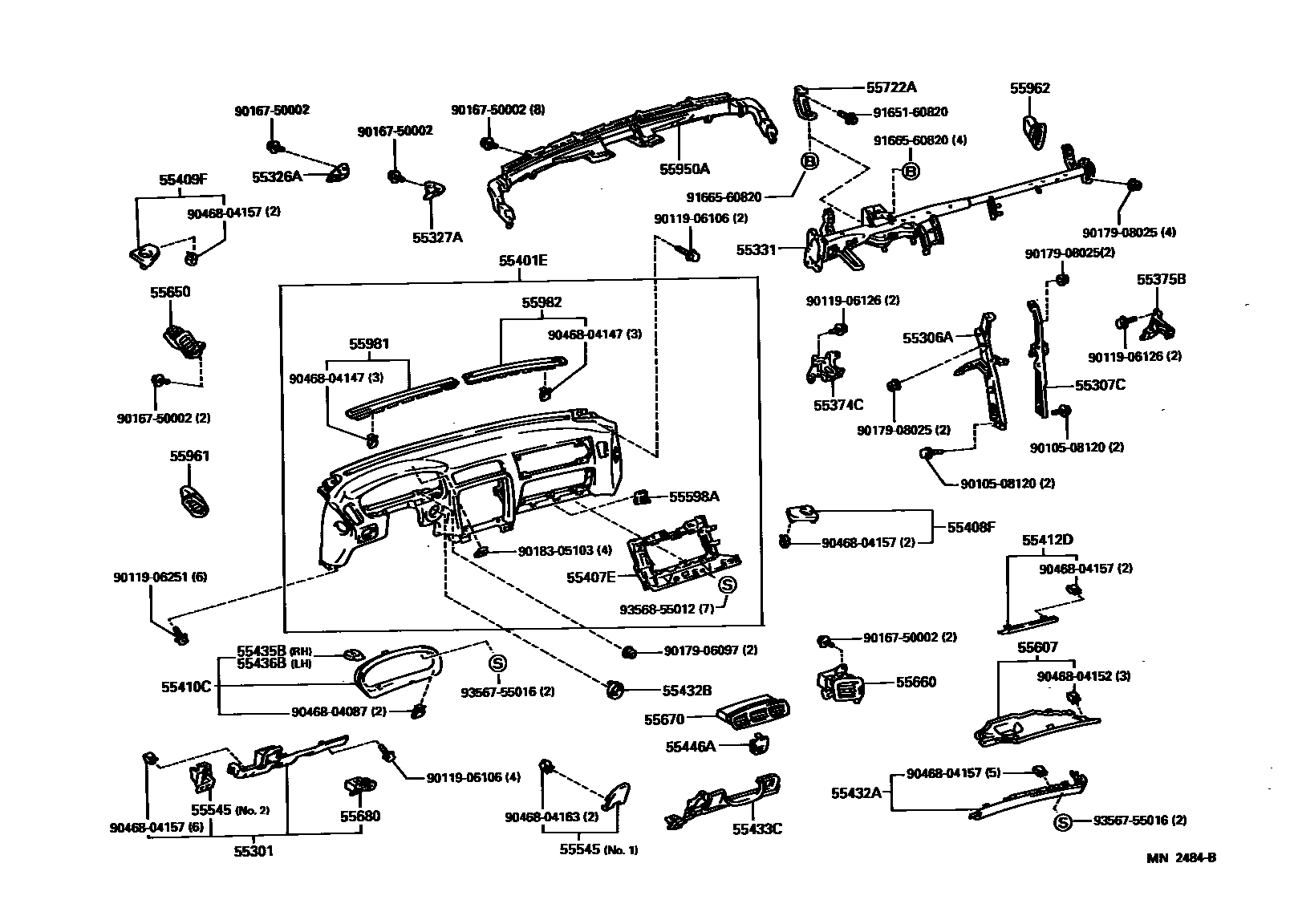5501 — INSTRUMENT PANEL & GLOVE COMPARTMENT