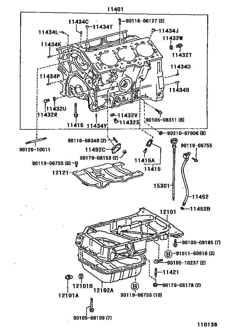 1105 — CYLINDER BLOCK