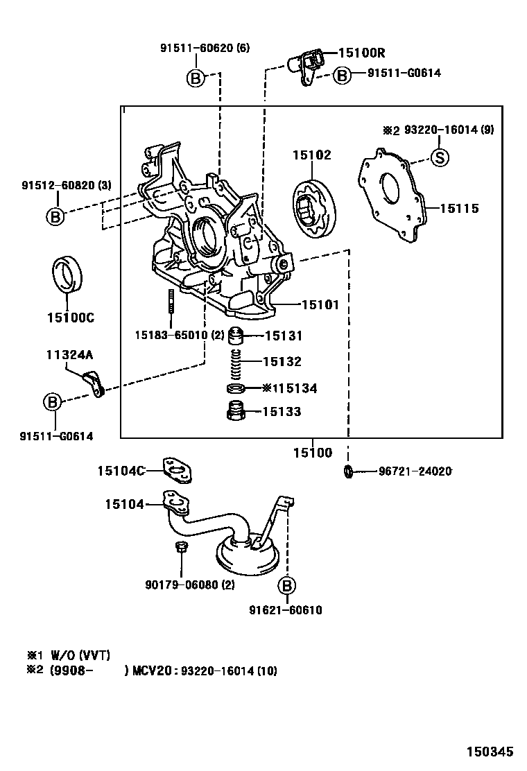 1501 — ENGINE OIL PUMP