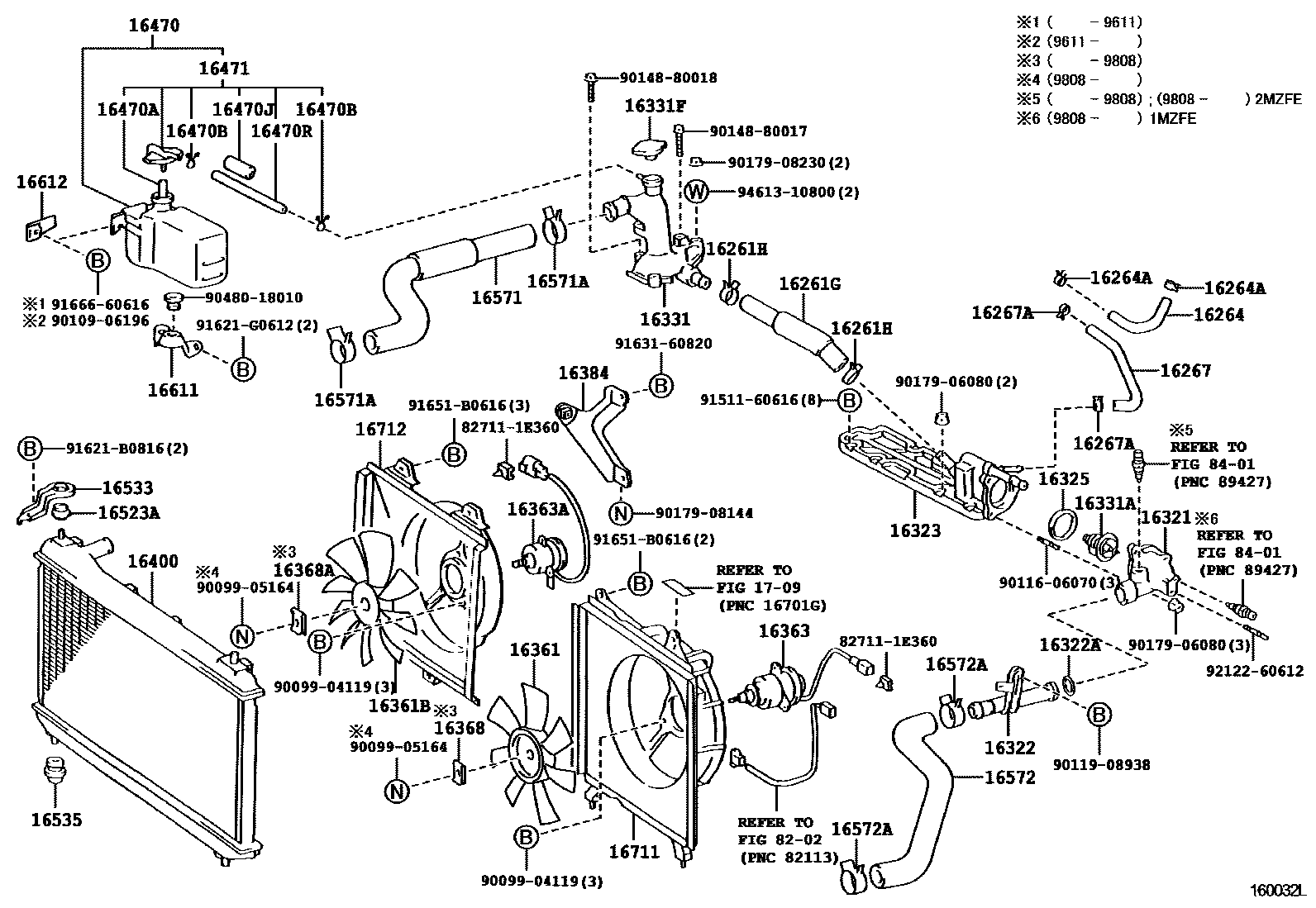 1603 — RADIATOR & WATER OUTLET