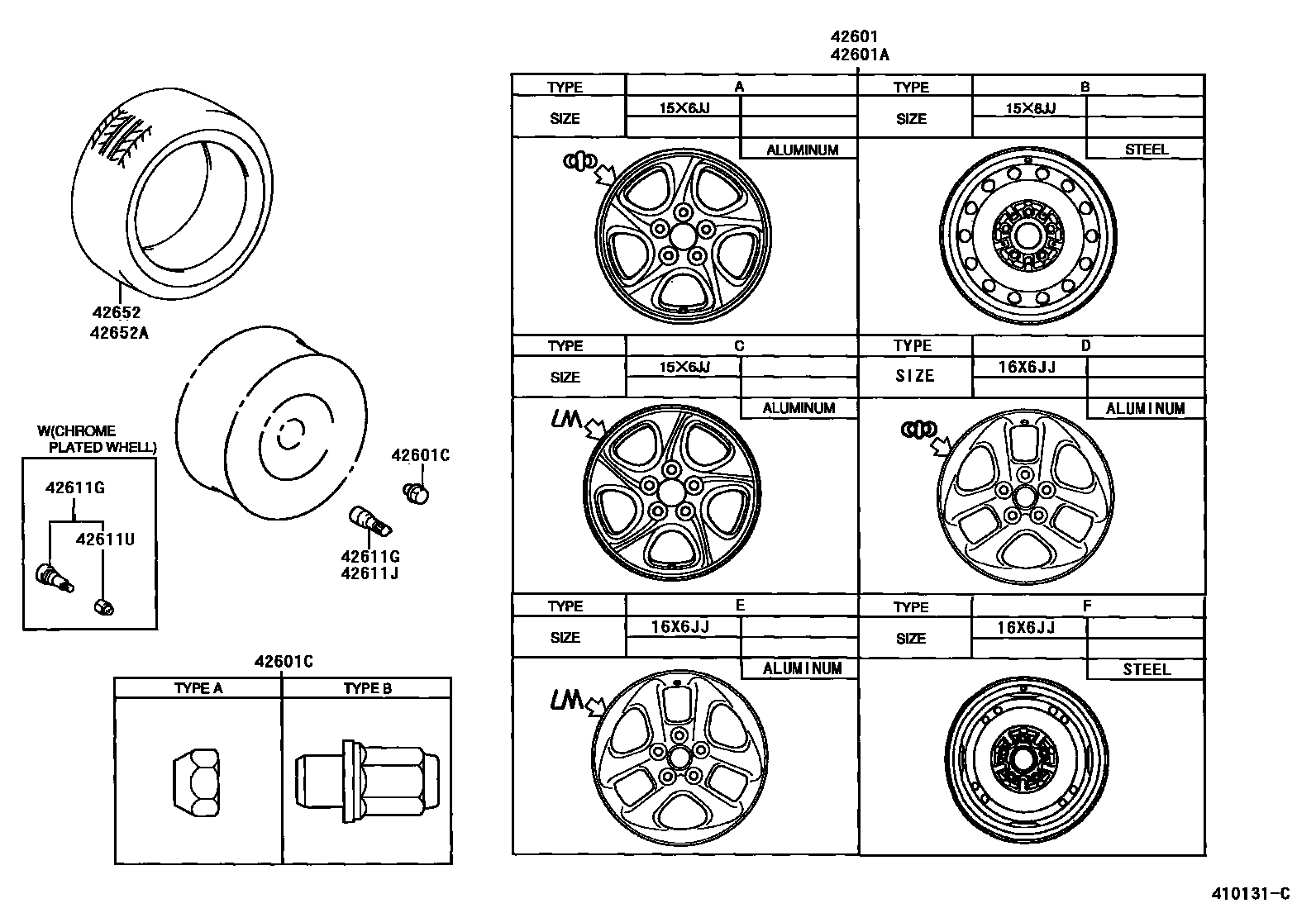 4103 — DISC WHEEL & WHEEL CAP
