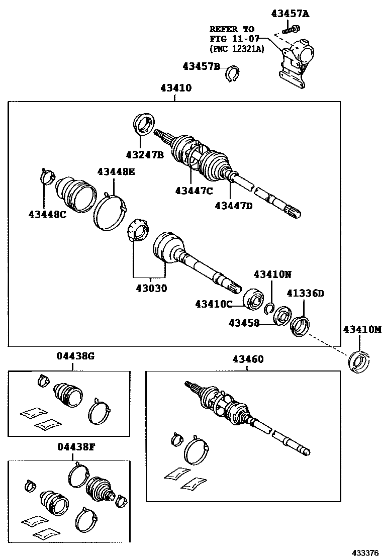 4302 — FRONT DRIVE SHAFT