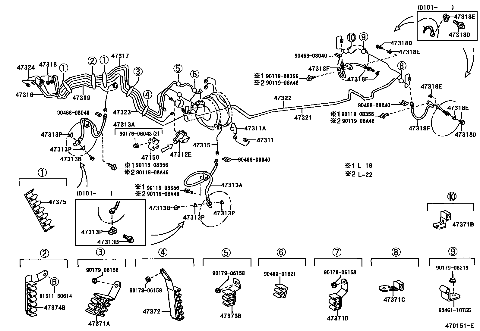 4708 — BRAKE TUBE & CLAMP