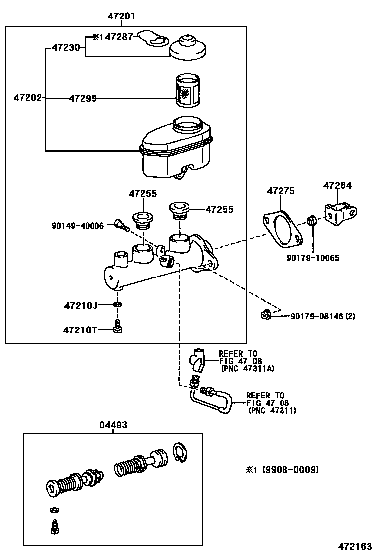 4702 — BRAKE MASTER CYLINDER