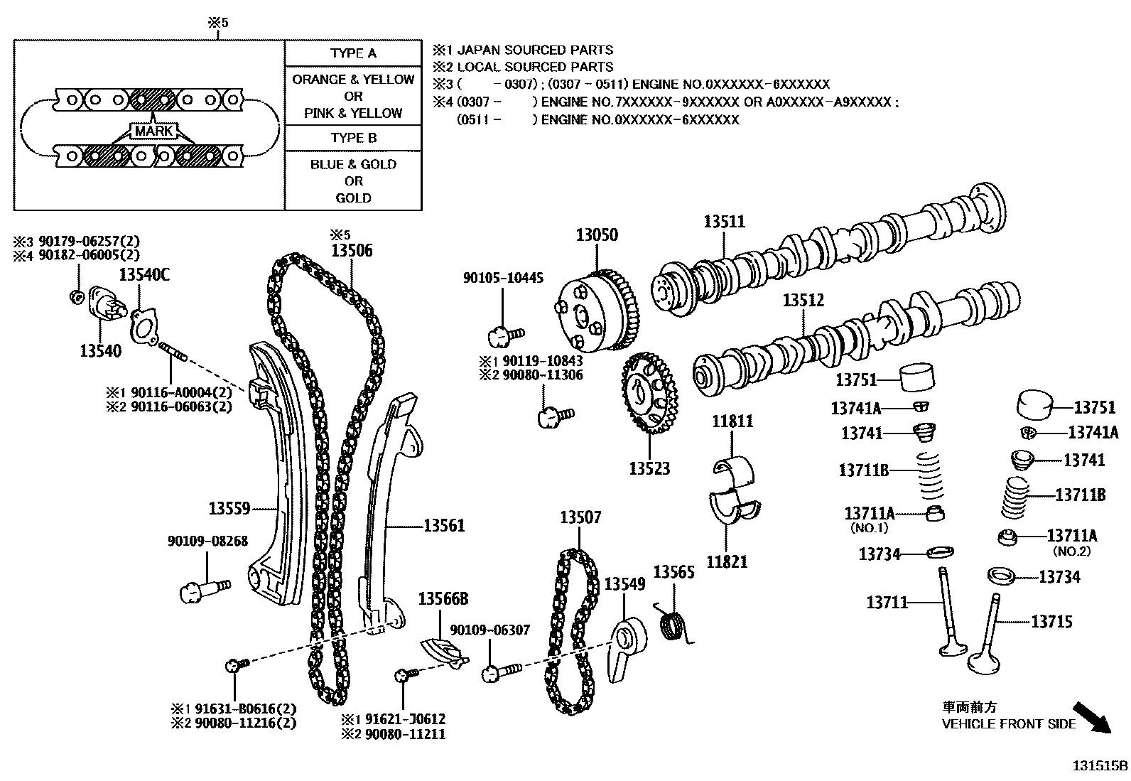 1302 — CAMSHAFT & VALVE