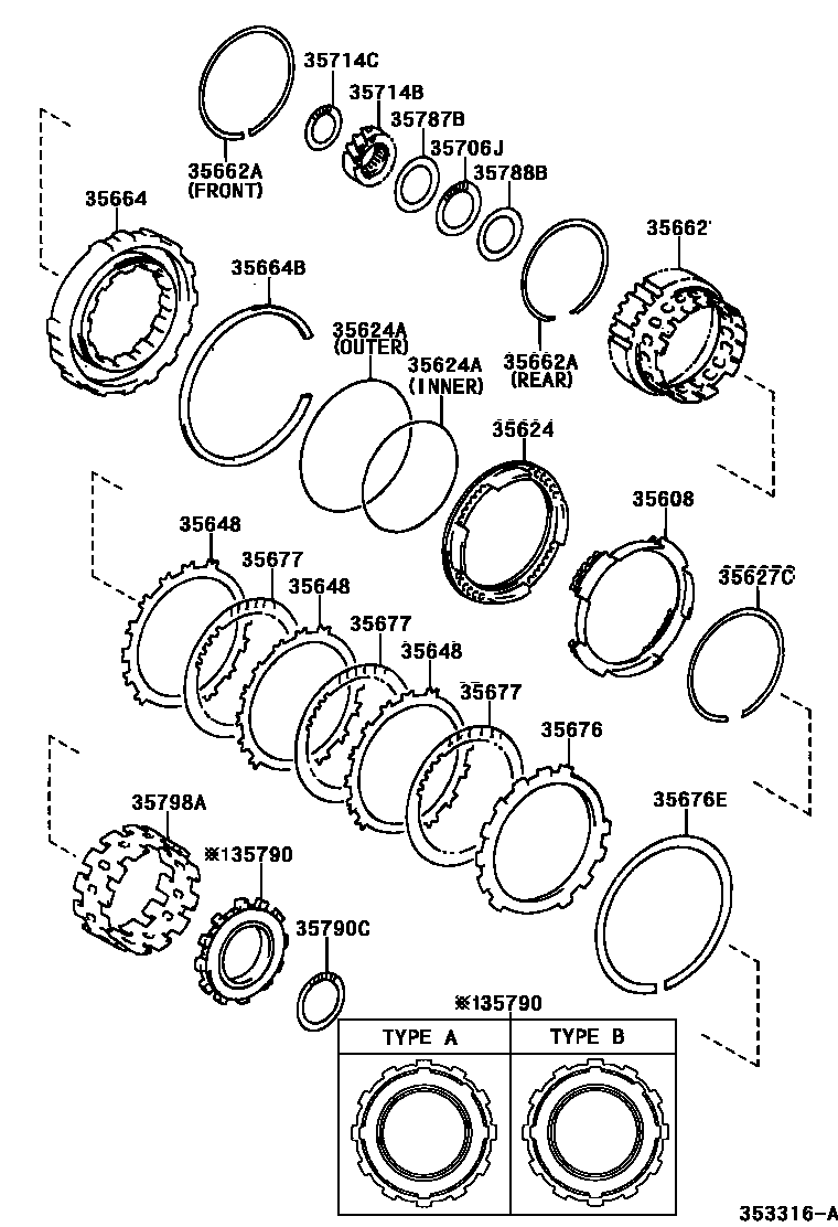 3508 — CENTER SUPPORT & PLANETARY SUN GEAR (ATM)