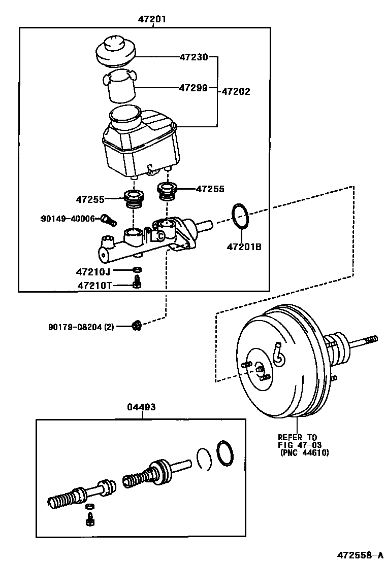 4702 — BRAKE MASTER CYLINDER