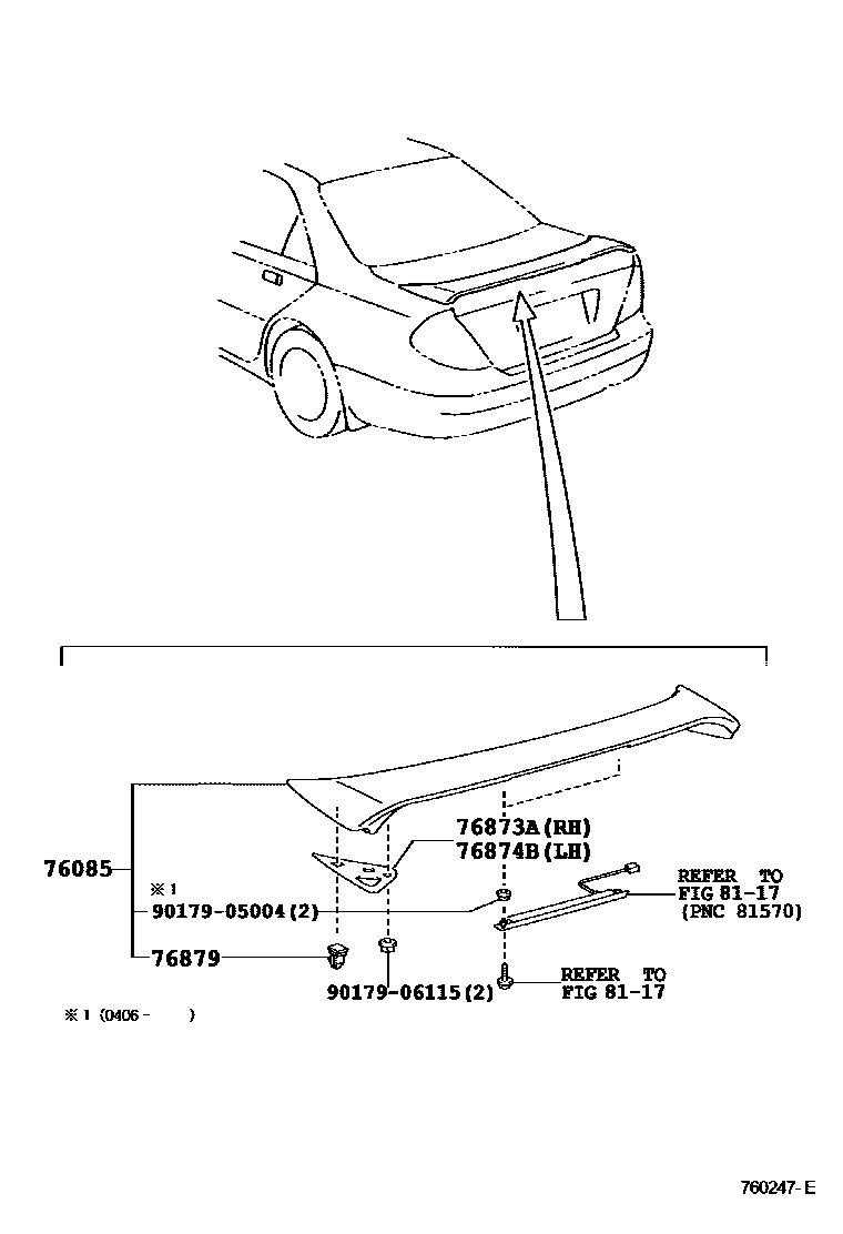 7601 — MUDGUARD & SPOILER