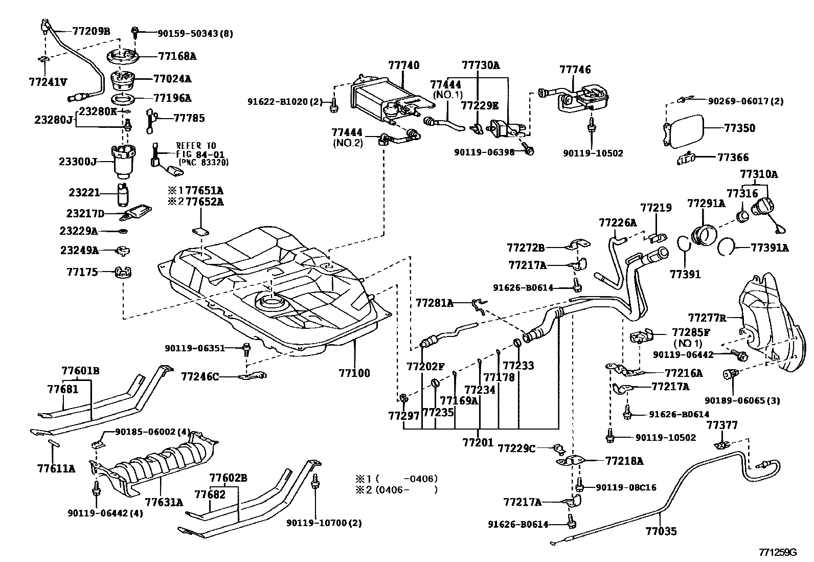 7701 — FUEL TANK & TUBE