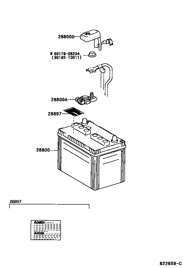 8201 — BATTERY & BATTERY CABLE