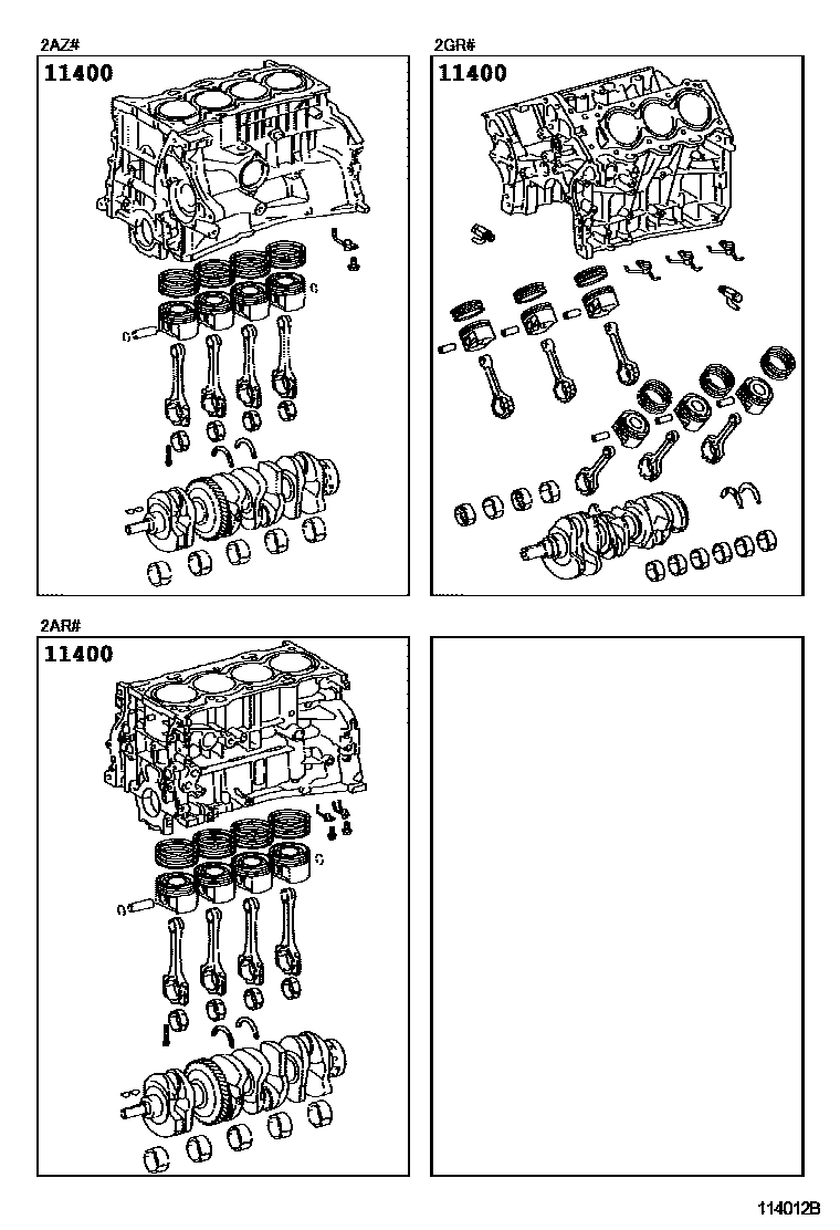 1102 — SHORT BLOCK ASSEMBLY