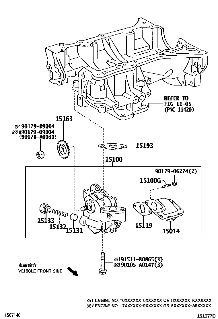 1501 — ENGINE OIL PUMP