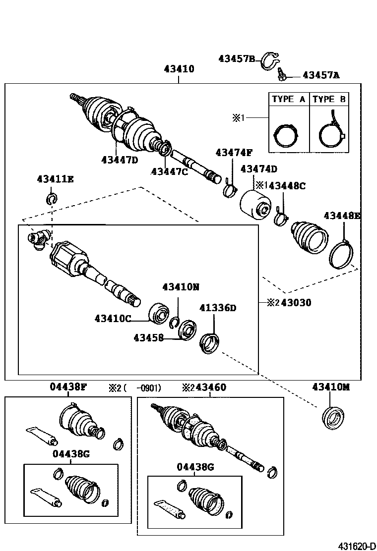 4302 — FRONT DRIVE SHAFT