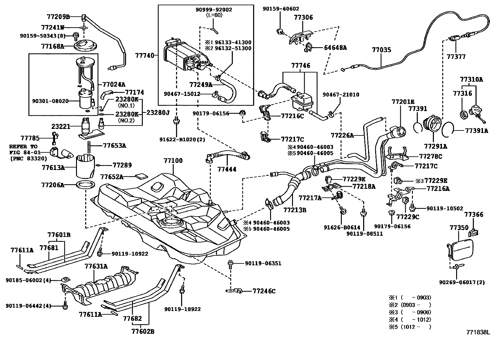 7701 — FUEL TANK & TUBE