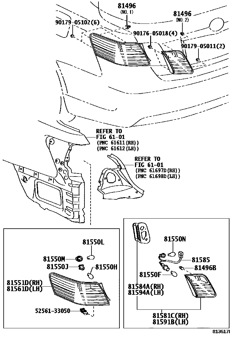 8111 — REAR COMBINATION LAMP
