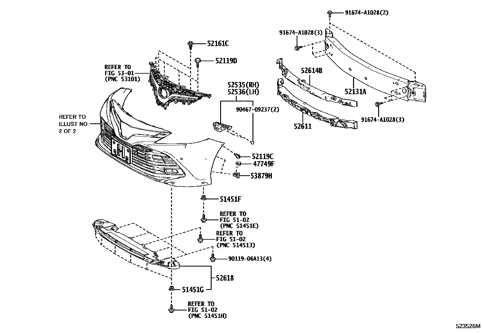 5201 — FRONT BUMPER & BUMPER STAY