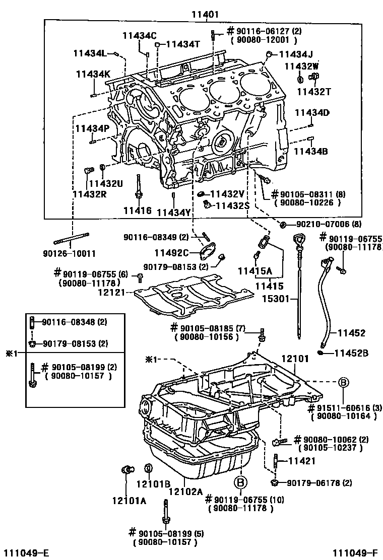1105 — CYLINDER BLOCK