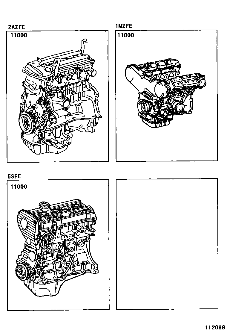 1101 — PARTIAL ENGINE ASSEMBLY