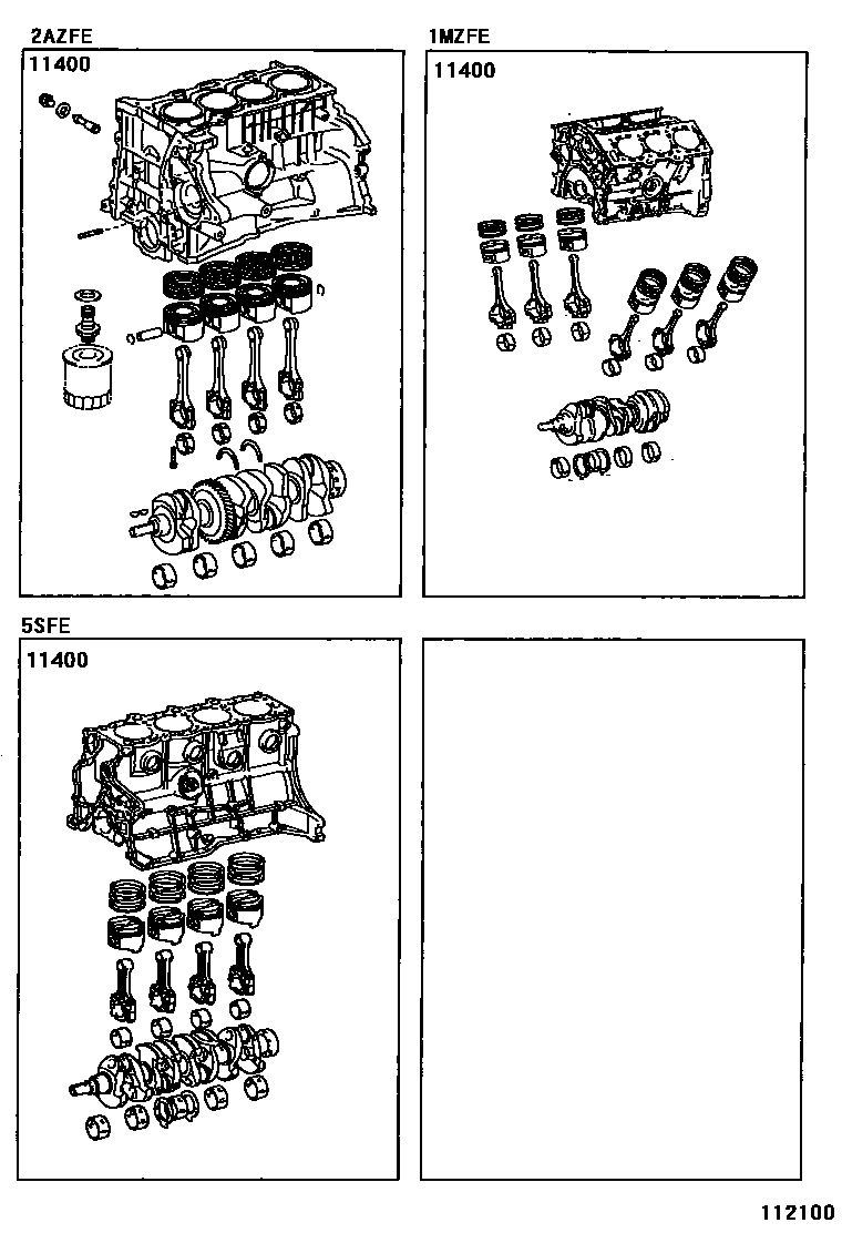 1102 — SHORT BLOCK ASSEMBLY