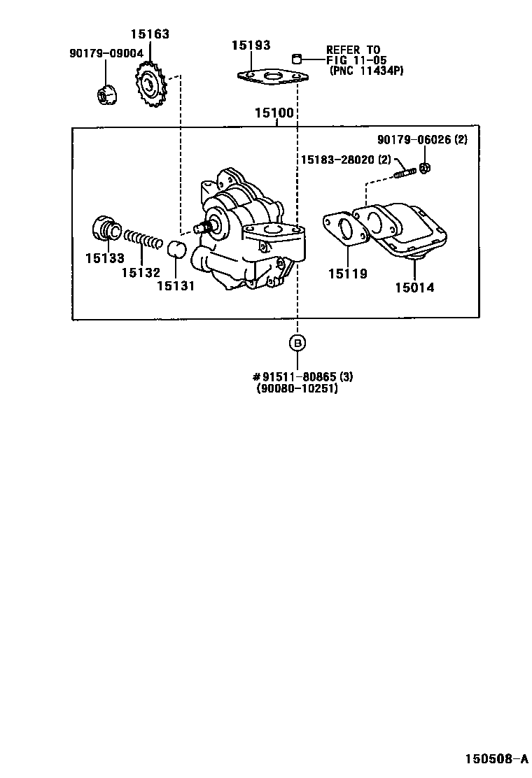 1501 — ENGINE OIL PUMP