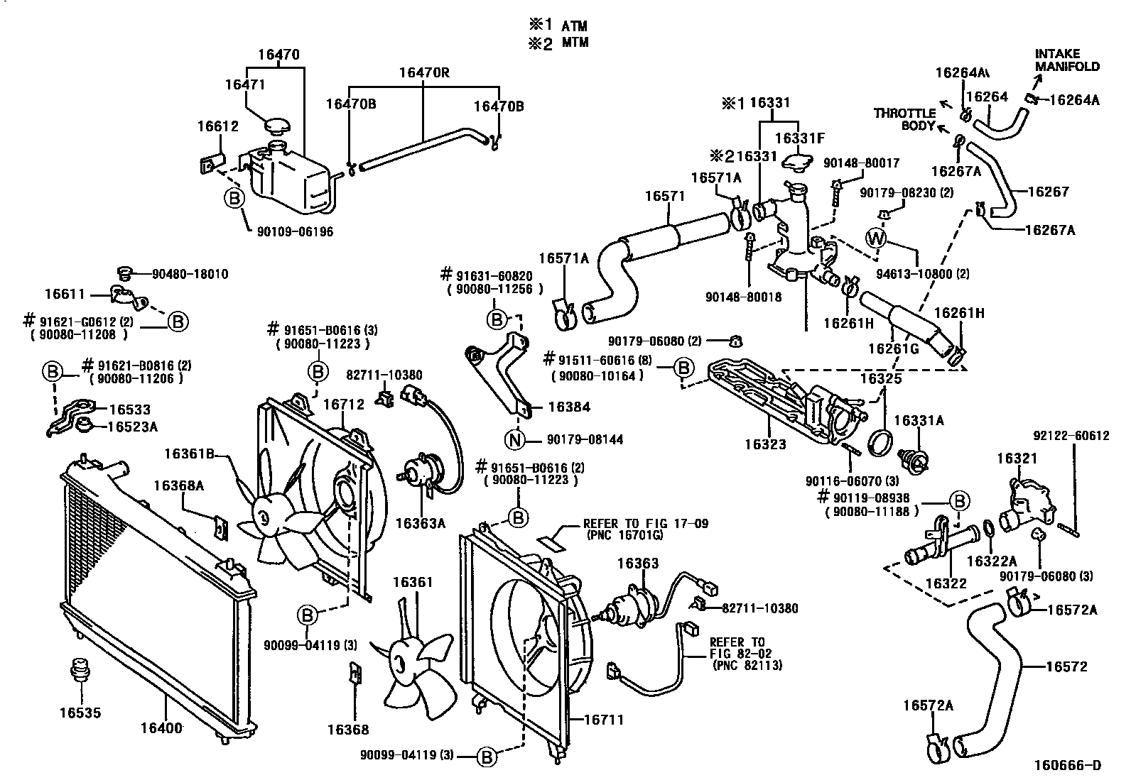 1603 — RADIATOR & WATER OUTLET