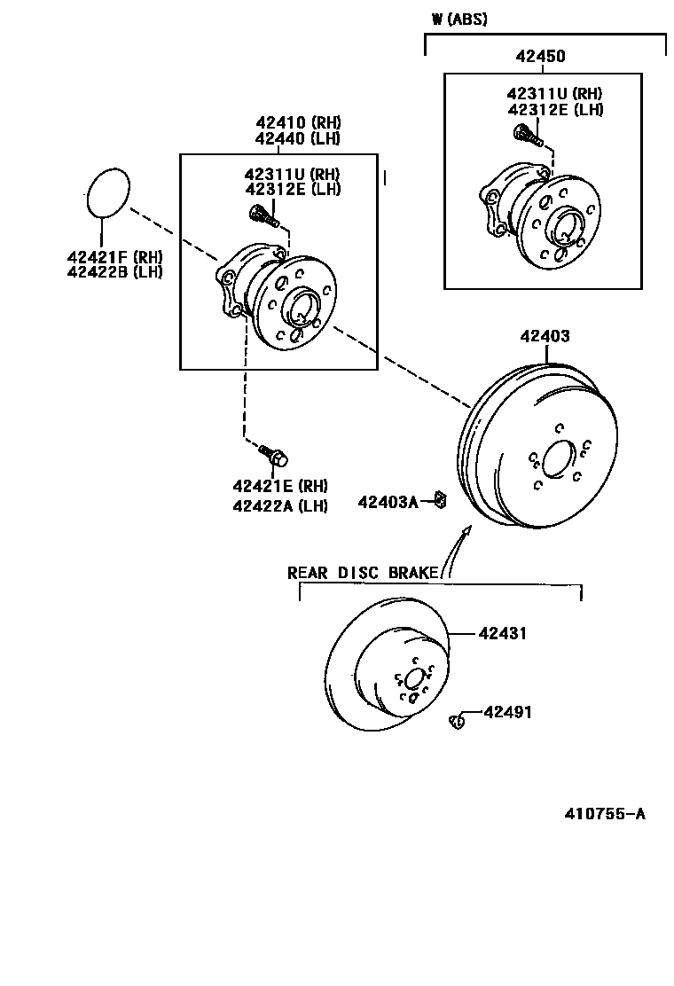 4102 — REAR AXLE SHAFT & HUB