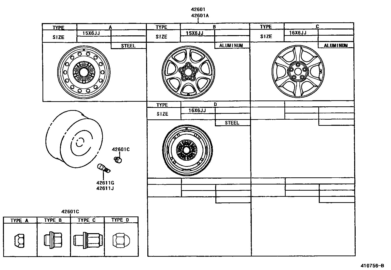 4103 — DISC WHEEL & WHEEL CAP