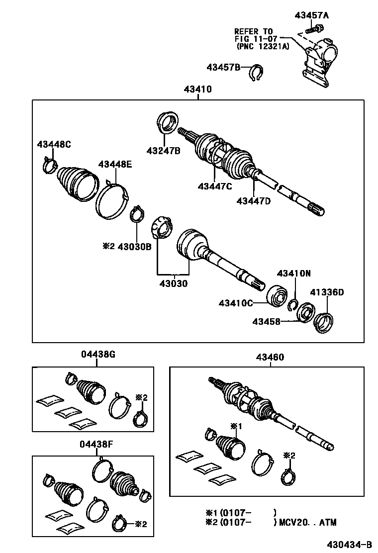 4302 — FRONT DRIVE SHAFT