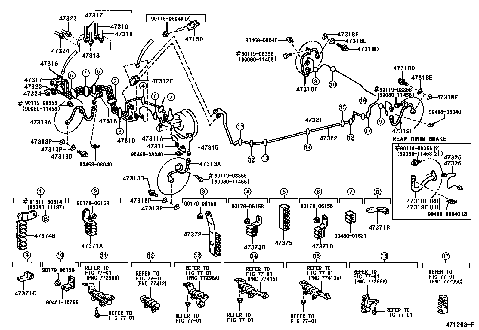 4708 — BRAKE TUBE & CLAMP