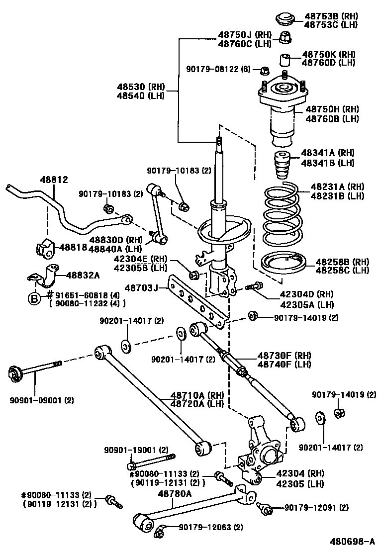 4804 — REAR SPRING & SHOCK ABSORBER