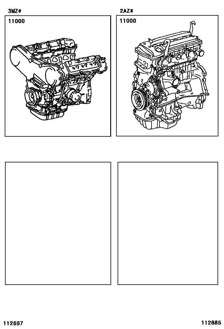 1101 — PARTIAL ENGINE ASSEMBLY