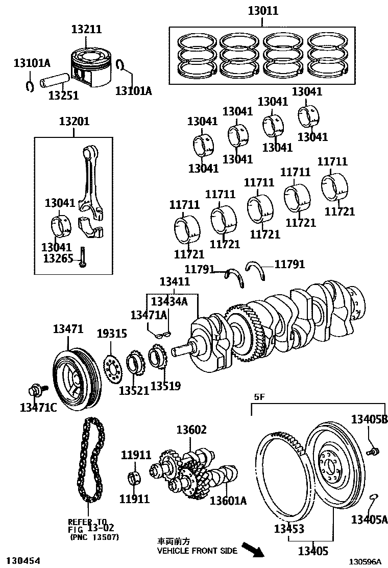 1301 — CRANKSHAFT & PISTON
