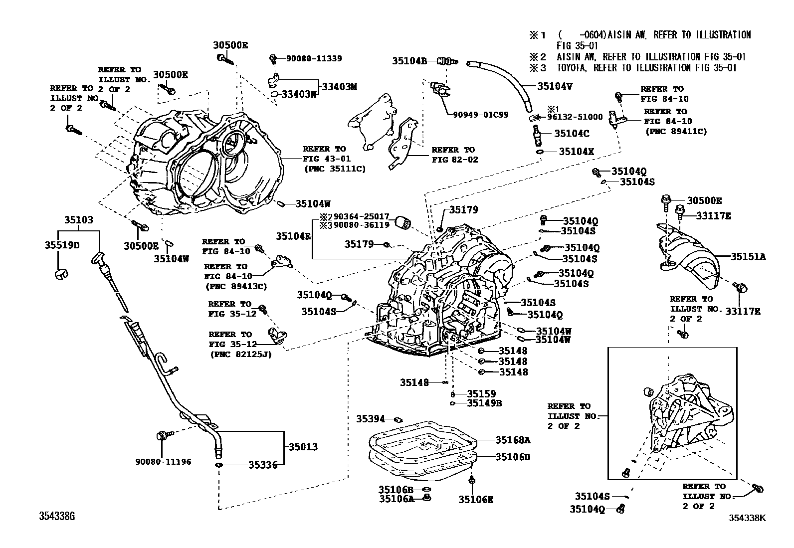 3503 — TRANSMISSION CASE & OIL PAN (ATM)
