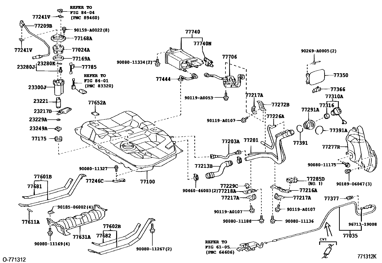 7701 — FUEL TANK & TUBE