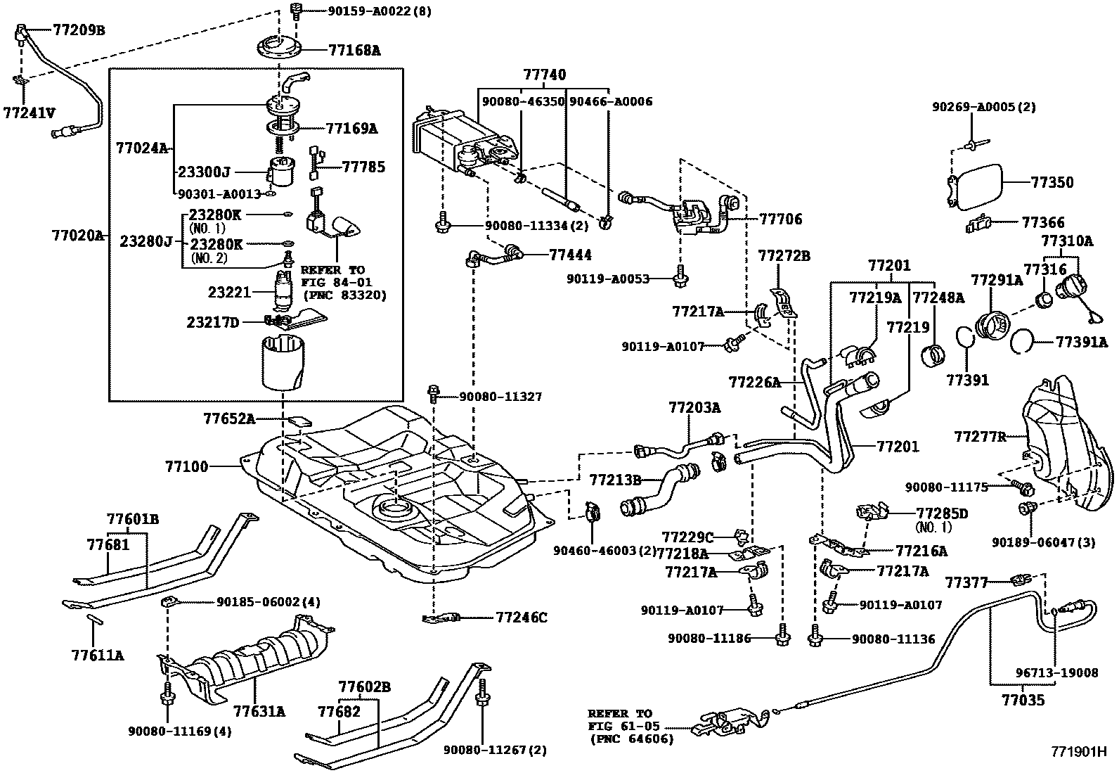 7701 — FUEL TANK & TUBE