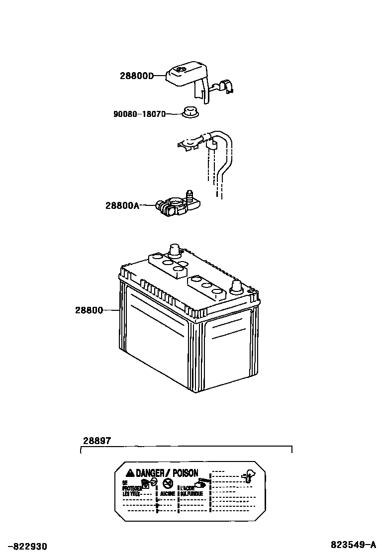 8201 — BATTERY & BATTERY CABLE