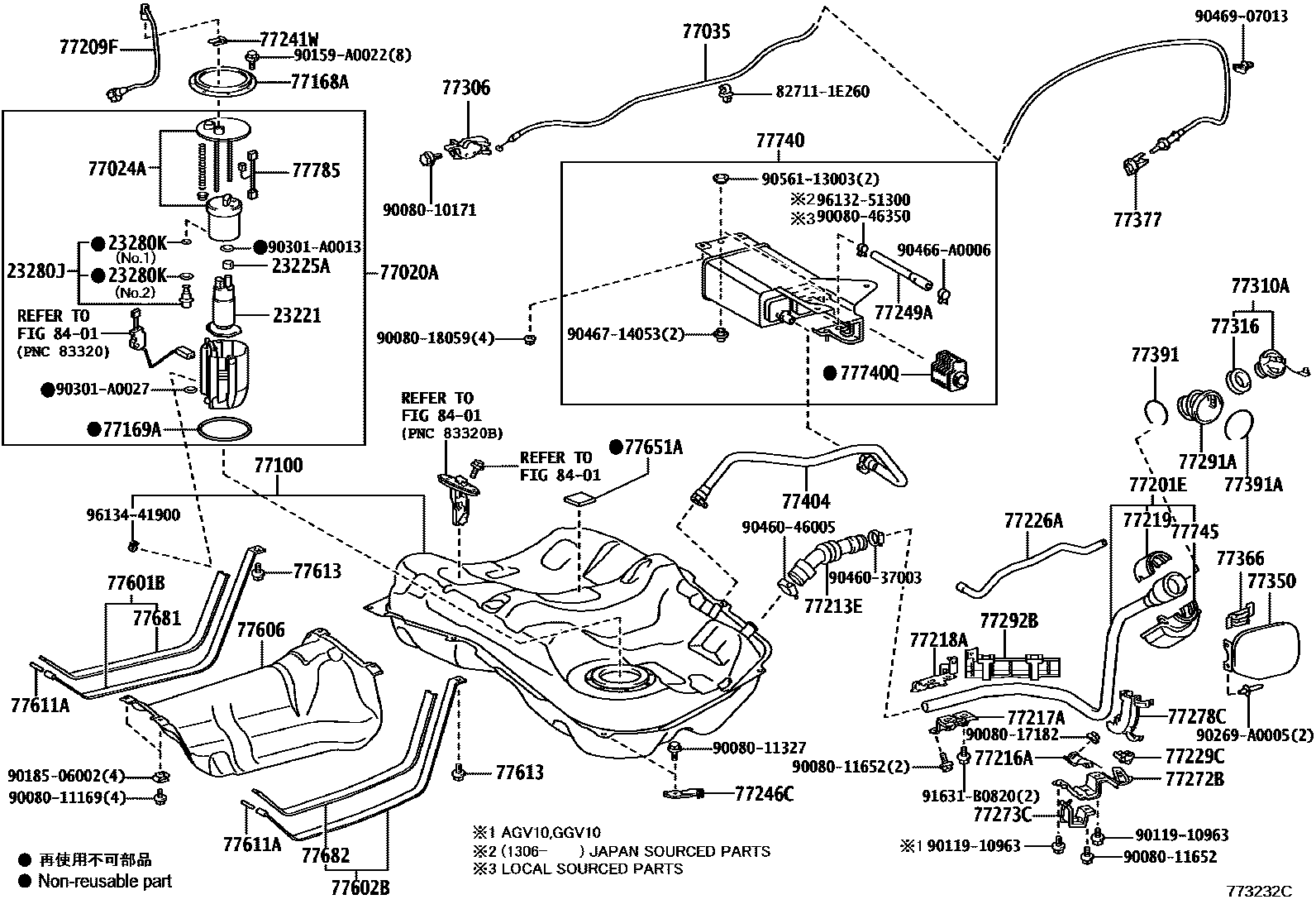 7701 — FUEL TANK & TUBE