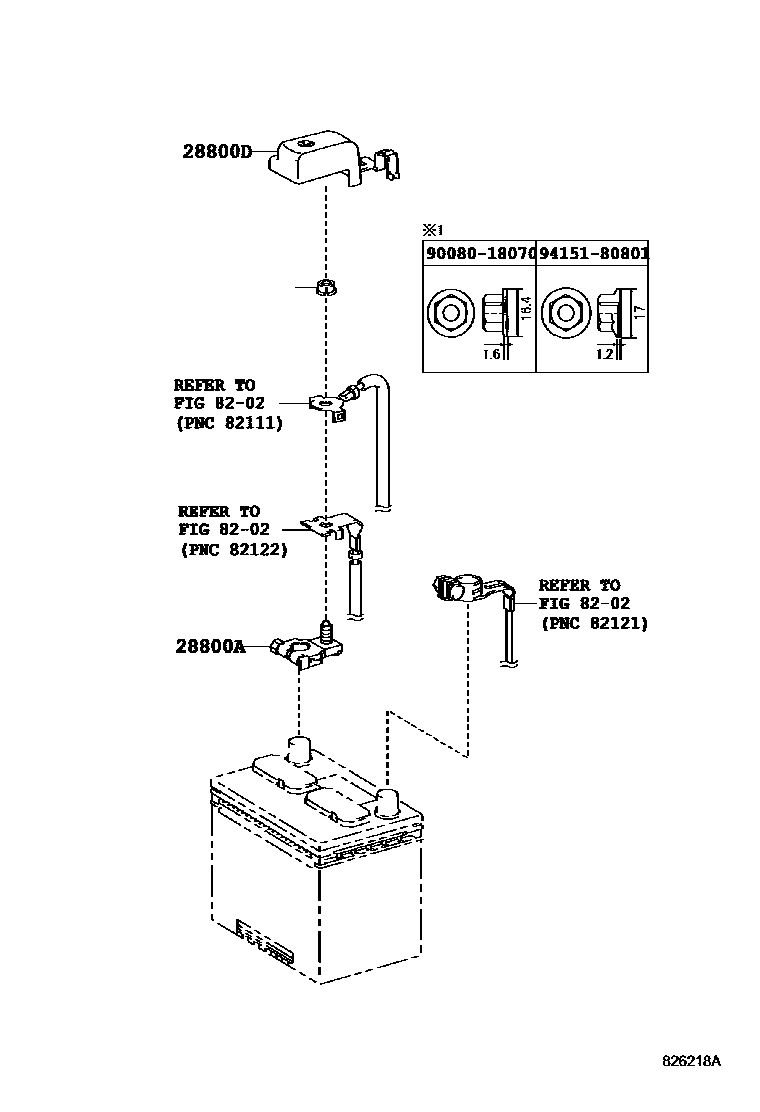 8201 — BATTERY & BATTERY CABLE