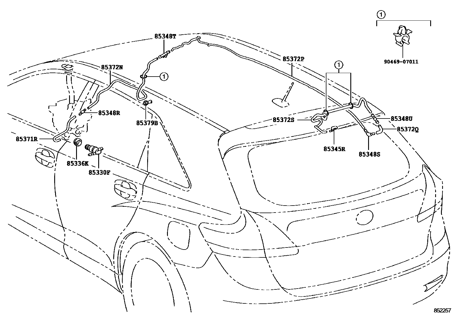 8504 — REAR WASHER