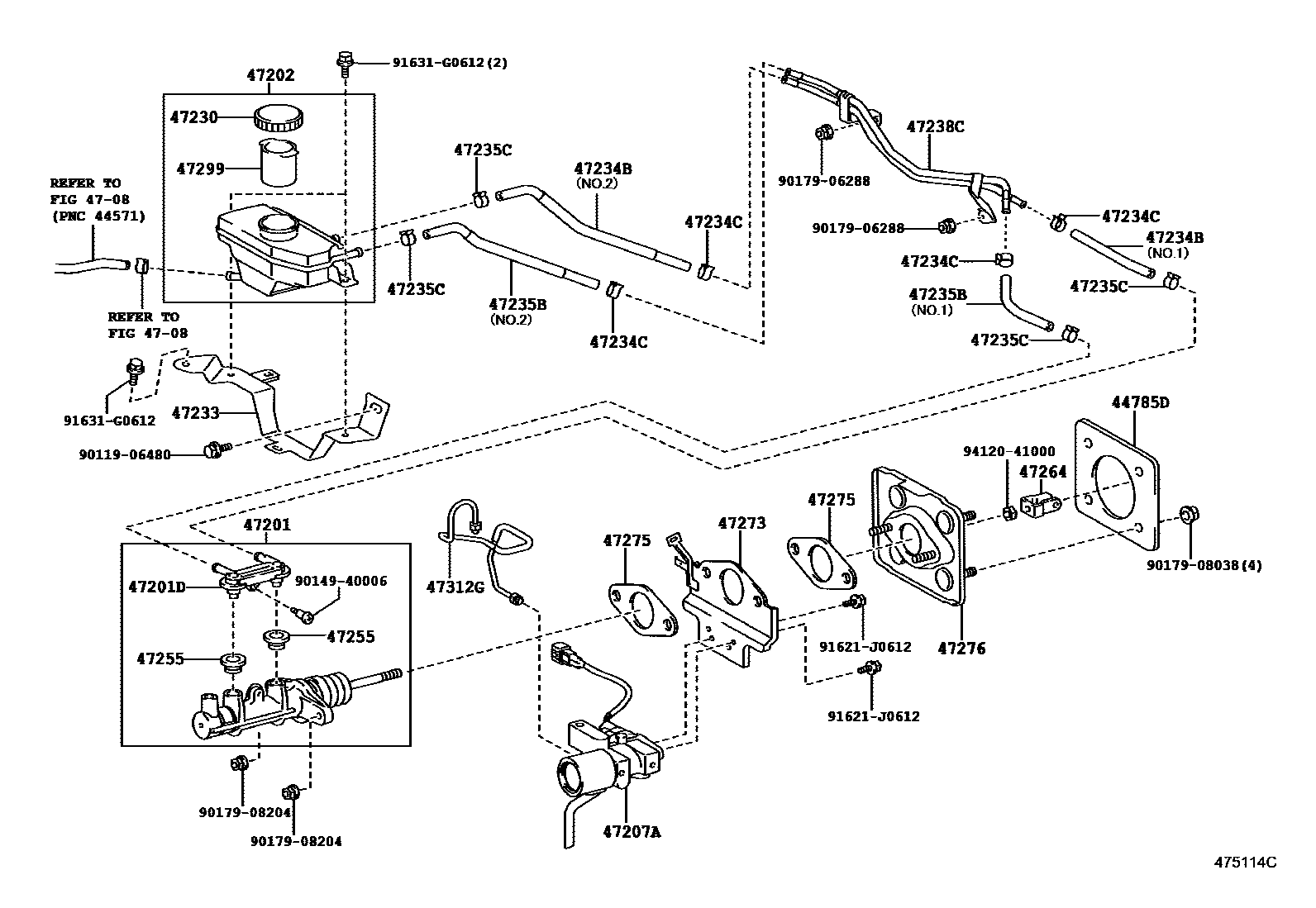 4702 — BRAKE MASTER CYLINDER