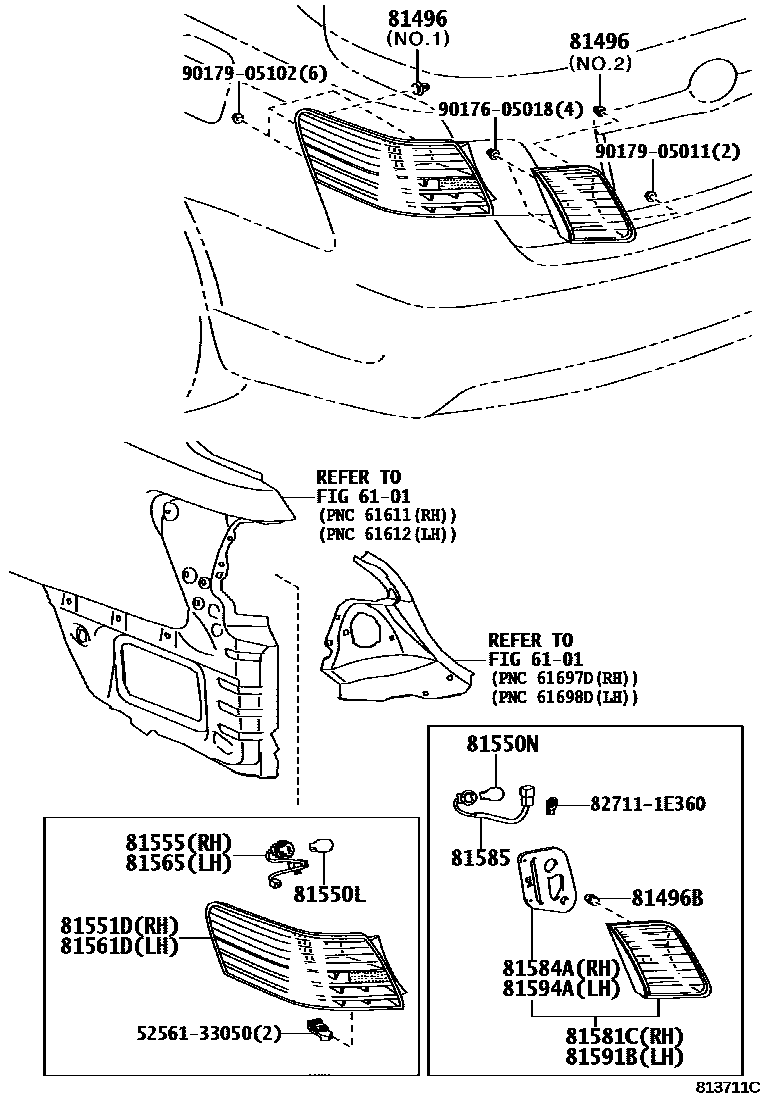 8111 — REAR COMBINATION LAMP