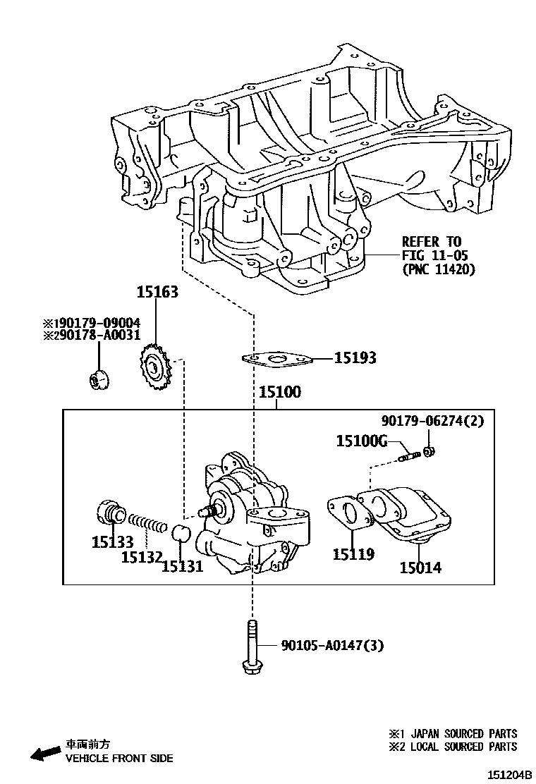 1501 — ENGINE OIL PUMP