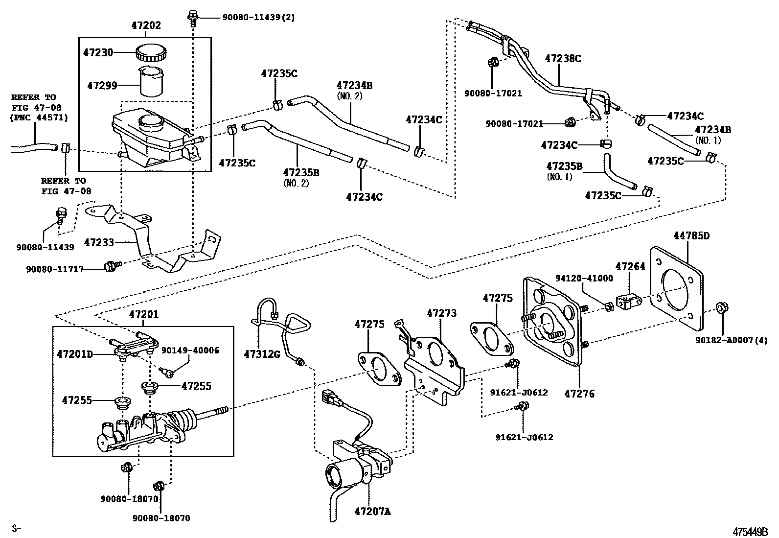 4702 — BRAKE MASTER CYLINDER