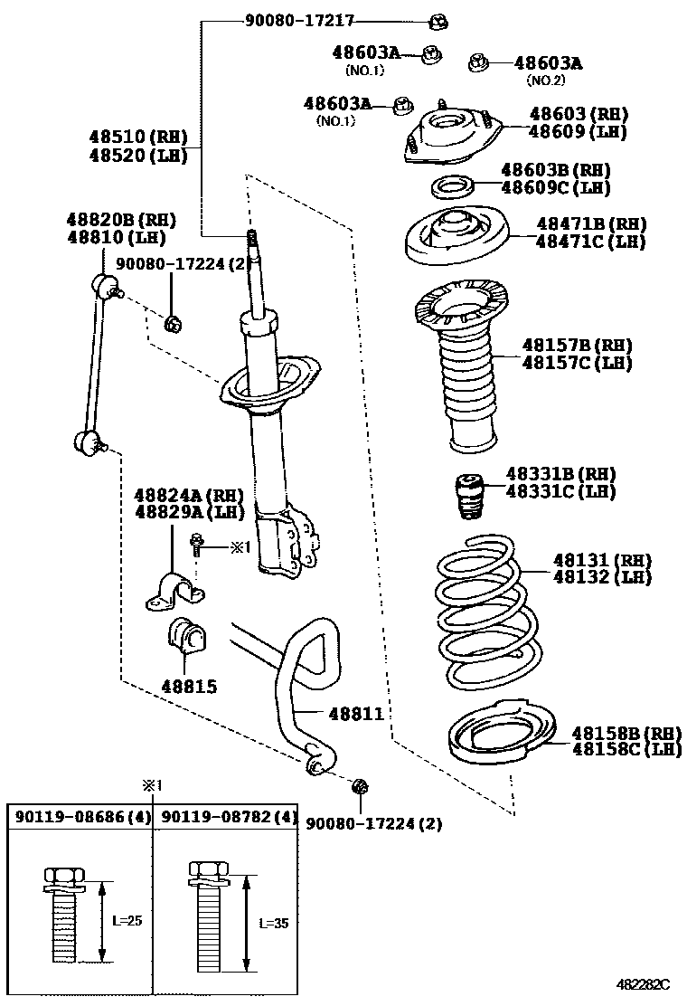 4803 — FRONT SPRING & SHOCK ABSORBER