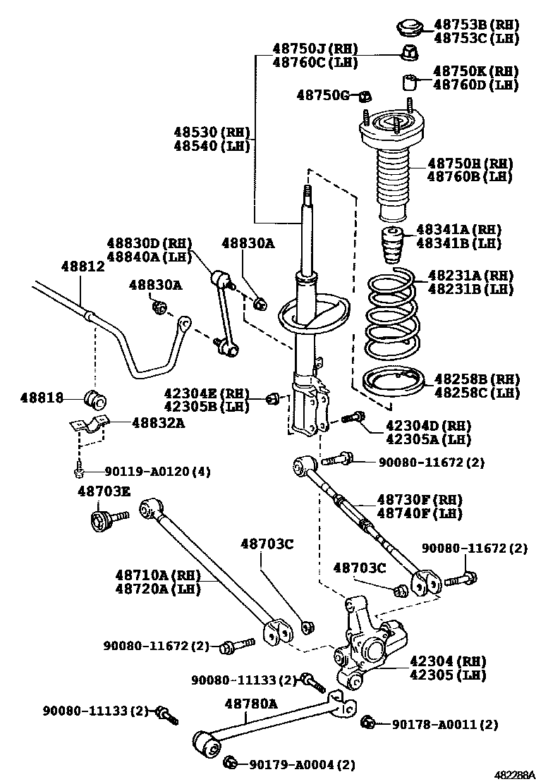 4804 — REAR SPRING & SHOCK ABSORBER