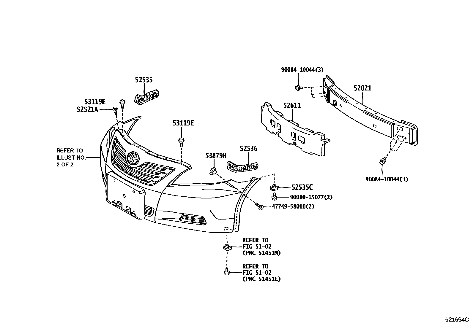 5201 — FRONT BUMPER & BUMPER STAY