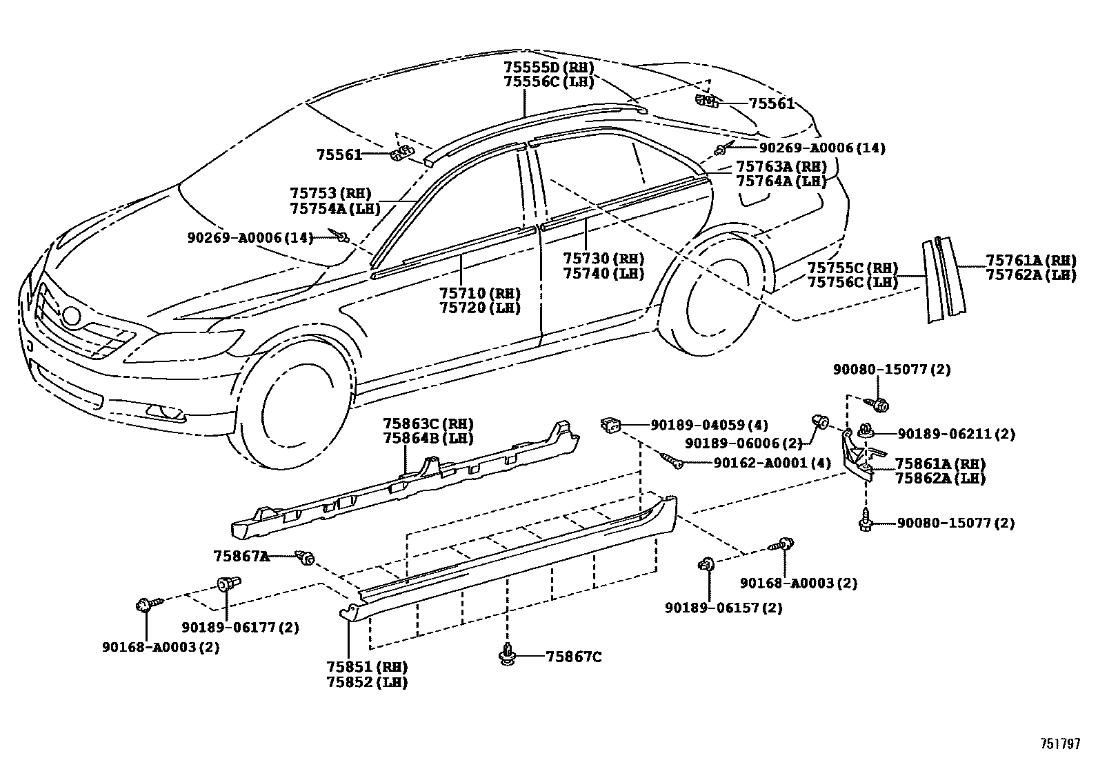 7503 — SIDE MOULDING