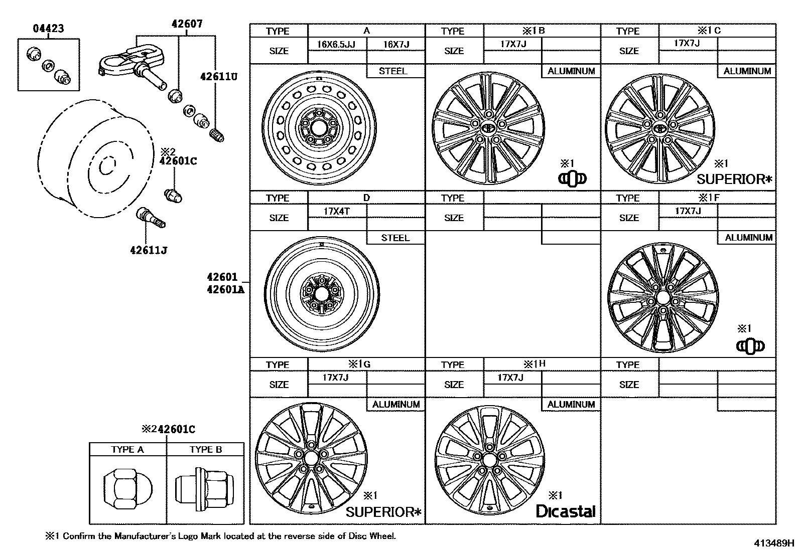 4103 — DISC WHEEL & WHEEL CAP