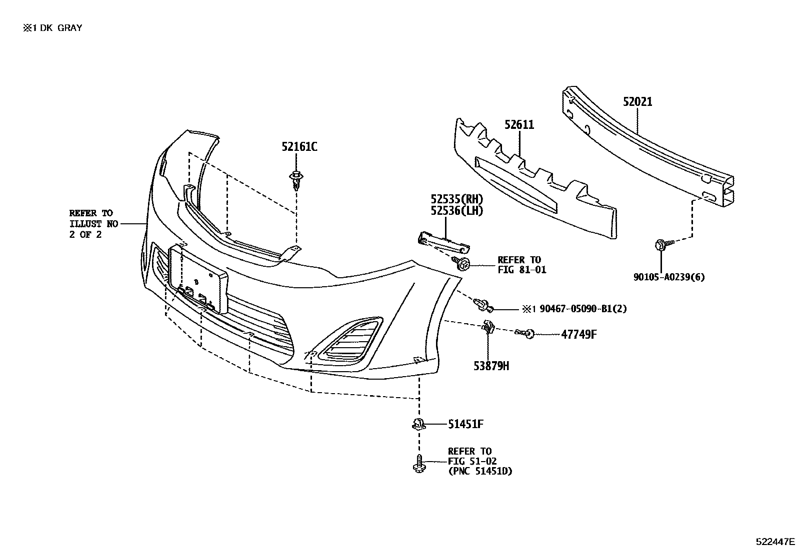 5201 — FRONT BUMPER & BUMPER STAY