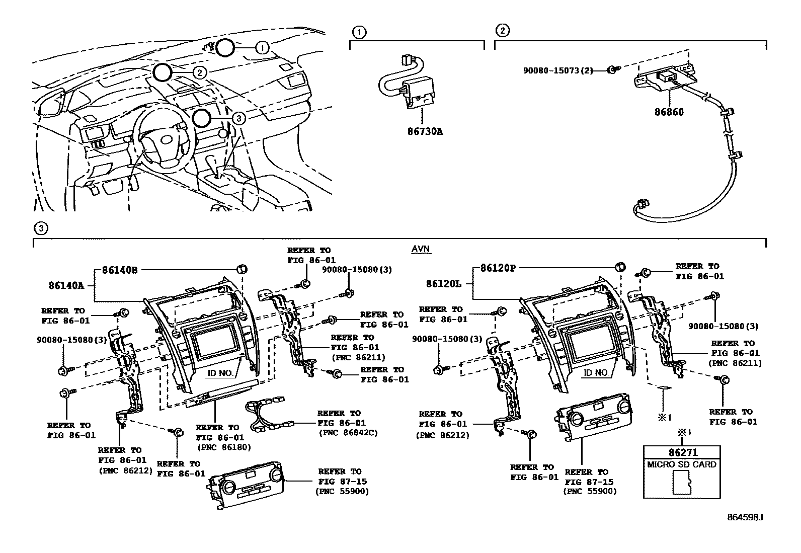8603 — NAVIGATION & FRONT MONITOR DISPLAY